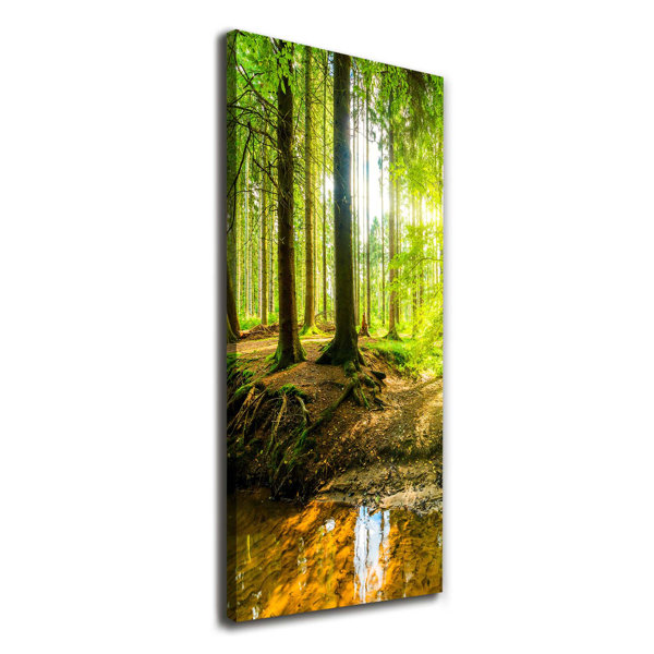 Union Rustic Sonne Im Wald Kunstdrucke Auf Leinwand Wayfair De